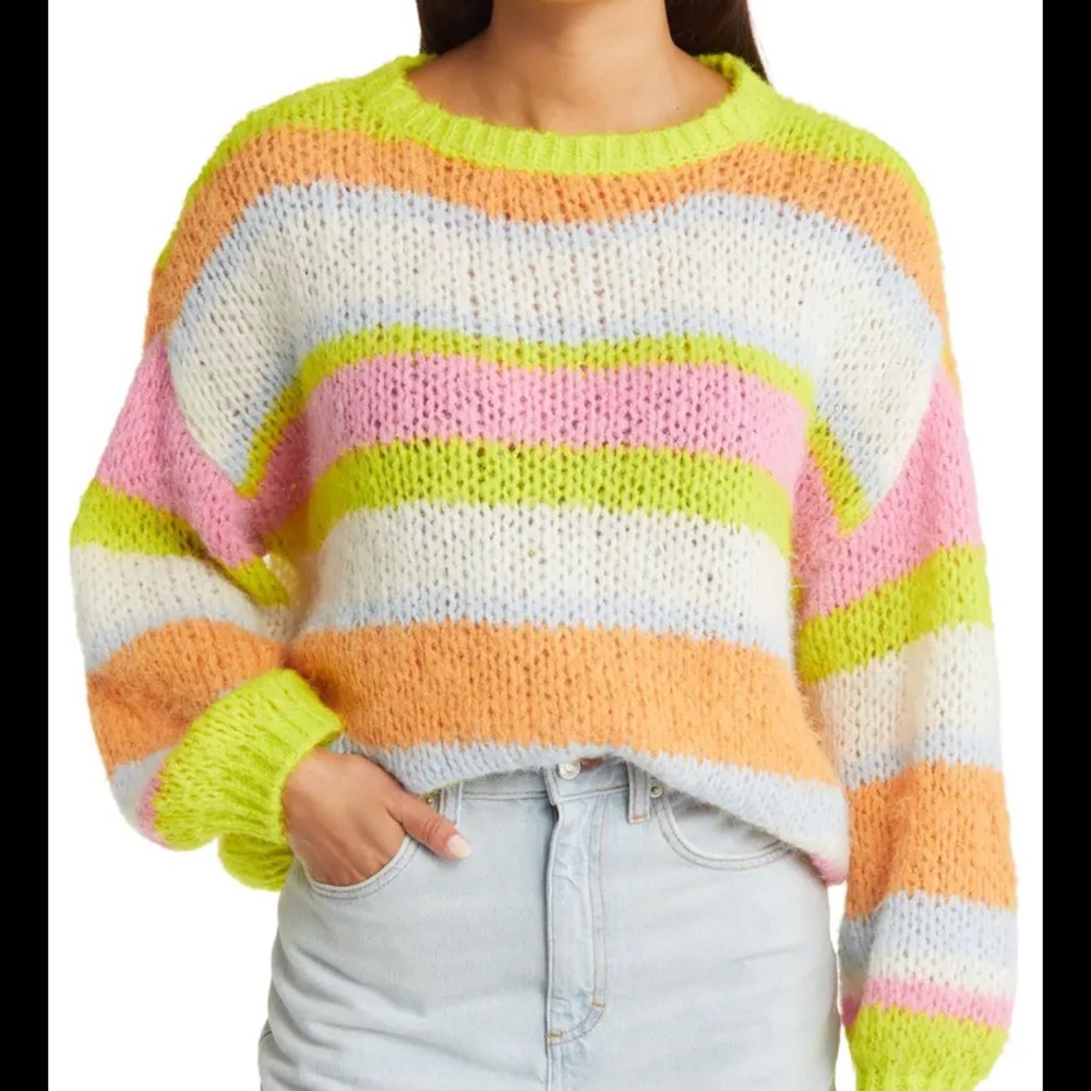 Vero Moda Multicolor Striped Sweater